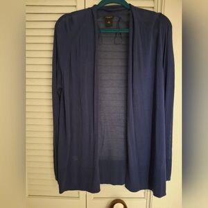 Ann Taylor Factory Blue Knit Sweater